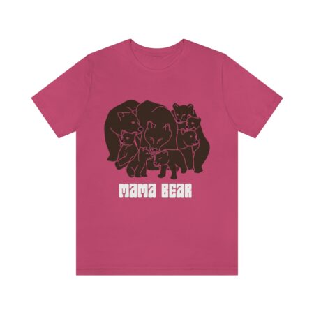 Mama Bear 8 Cubs Tshirt For Loving Moms with Eight Kids