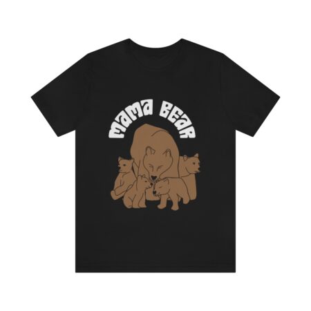 Mama Bear 4 Cubs  Tshirt for Great Moms with Four Kids