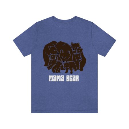 Mama Bear 7 Cubs Tshirt For Loving Moms with Seven Kids