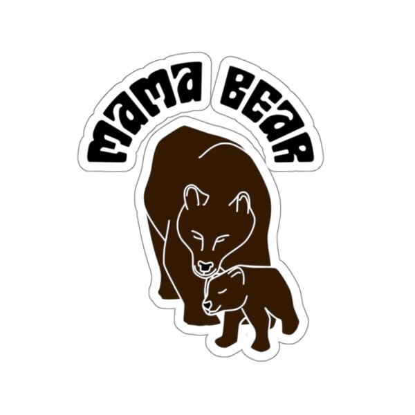 Mama Bear 1 Cub Sticker (Waterproof)