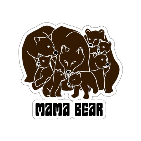 Mama Bear 7 Cubs Sticker (Waterproof)