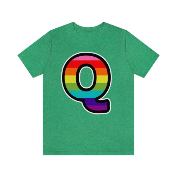 Big Queer Q from LGBTQIA (Pride Flag Colors) Tshirt