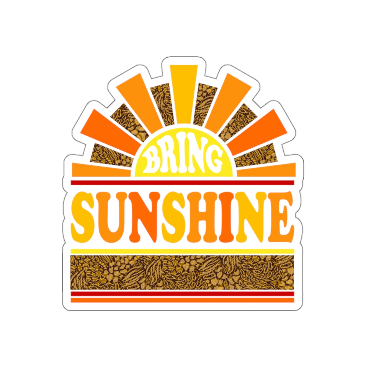 Bring Sunshine Sticker (Waterproof)